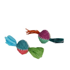 Juguete Natural de Luffa Zenidoo para Mascotas con Caramelo Masticable de Menta para Limpiar y Desgastar los Dientes, Alivia la Congestión en Gatos, Conejos y Hámsteres - Product Image 1