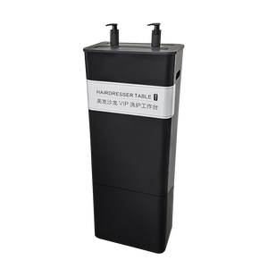 Nouvelle table de travail en cuir tendance pour salons de <span class=keywords><strong>coiffure</strong></span> et instituts de beauté, avec armoire de rangement pour shampoing - Product Image 5