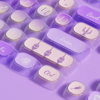 Akko Swan Sonata Pudding Keyboard Transparent Keycaps Clavier de jeu mécanique Capuchons de touches personnalisés