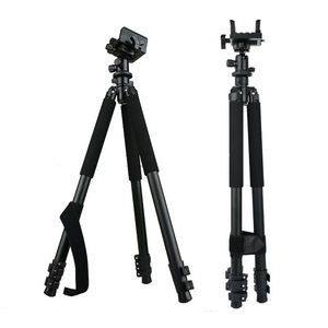 Supporto Regolabile Per Fucile Da Caccia – Treppiede Singolo 360° Con Nastro Mimetica, Altezza E Angolo Regolabili, Per Telaio Albero 2,5 Cm