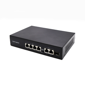 Interruttore Yunvo Gigabit POE con 4*10/100/1000M POE 2*100M Uplink Ethernet 1SFP SC tipo connettore per apparecchiature a fibra ottica - Product Image 1