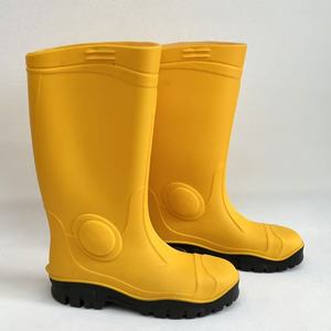 Botas de Lluvia de Seguridad para Trabajo, con Protección para los Pies, de PVC, Altas hasta la Rodilla, con Puntera de Acero, Impermeables, para Hombre - Product Image 3