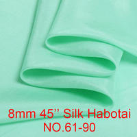 Syal Sutra Habotai Putih 8mm Siap Pewarnaan, Kain Sutra Habotai 100% Warna Polos 8 MM Siap Pewarnaan