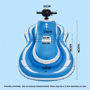 Vente en gros de jet-skis gonflables pour enfants, scooter aquatique électrique, étanche IPX7, capacité de charge de 100 kg, livraison rapide - Product Image 2