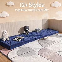 Canapé de jeu magnétique pour enfants, canapé modulaire sur le thème de l'océan pour tout-petits, mobilier de salle de jeux en mousse convertible DIY