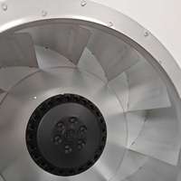 Ventilateur centrifuge arrière en acier galvanisé RTU pour refroidissement par condensation 250*80MM CE 3C