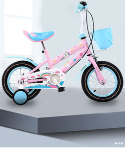 Bicicletta per Bambini da 1-6 Anni a Singola Velocità con Quattro Ruote da 12 Pollici, con Rotelle e Cestino per Ragazzi e Ragazze - Product Image 5