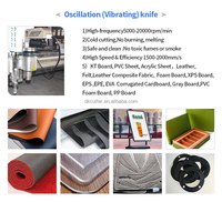 Cortadora Automática Oscilante de Cuchillas para Cuero Multicapa, Máquina de Corte Superior CNC Inteligente de Alta Precisión Ecológica para Bolsos y Calzado
