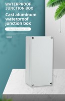Boîte de jonction en aluminium moulé FA38 320*120*90mm, boîte d'étanchéité de câbles extérieure, marque YQWEIG, Chine continentale