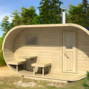 Kabin Sauna kayu Solid kubus luar ruangan cocok untuk orang untuk mengurangi risiko hipertensi - Product Image 6