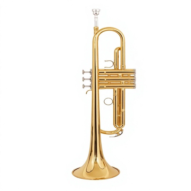 B-Flat BB Trumpet Beginner Professional Teaching Church Western Musical Instrument