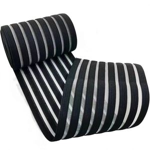 Bande élastique médicale en tissu extensible noir, largeur personnalisable, pour ceinture de taille, vente en gros - Product Image 3