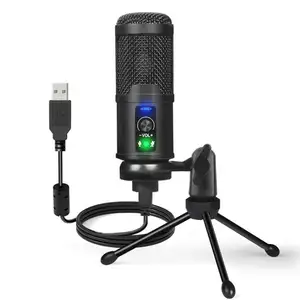 J.I.Y BM-65 Network Monitor Recording Microphone Hot Selling Microfono Usb Recording Microphone For Conference Music