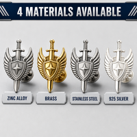 LEPAI Broche personnalisée en gros, logo personnalisé OEM ODM, épingle de revers en métal, badge émaillé, cadeau promotionnel sans plomb