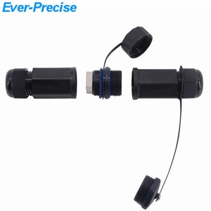 M25 shield outdoor cat6 <span class=keywords><strong>rj45</strong></span> ethernet connecteur étanche ip67 <span class=keywords><strong>long</strong></span> avec deux capuchons anti-poussière adaptés au câble lan surmoulé - Product Image 2