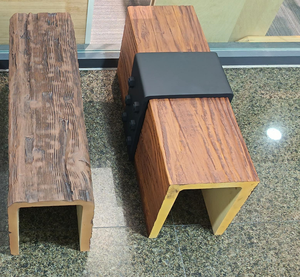 Venta caliente Rústico Granja Techo Vigas decorativas Techo Entrada Estantes Encimeras Vigas largas - Product Image 3