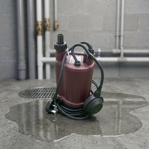 BOMBA DE AGUAS RESIDUALES AUTOMÁTICA SS SAMSON DE 1 PULGADA, 240V, 0.1HP, MONOFÁSICA, DE ALTA CALIDAD PARA HOGARES FAMILIARES, SALIDA DE 25MM - Product Image 4
