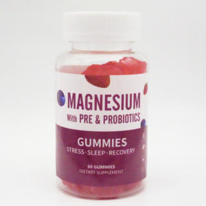 Gomitas de magnesio de mayor calidad, suplemento diario de magnesio gomoso para calmar el alivio del estrés - Product Image 1
