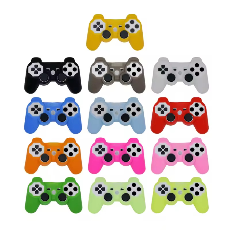 Silicone Rubber Gamepad <strong>Shell</strong> Case for <strong>PS3</strong> Joypad Protective Cover Case for <strong>PS3</strong> <strong>Controller</strong>