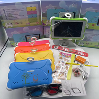 Tablette Android 7 Pouces pour Enfants 2025 12+256 Go avec Carte SIM et Wi-Fi, Livrée avec 4 Jouets Surprise pour Apprendre et Jouer en Accompagnement