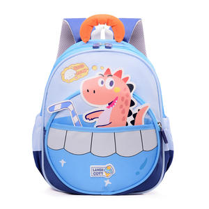 Zaino con piccolo dinosauro dei cartoni animati per ragazzi e ragazze, borsa da scuola per bambini in età prescolare di 3-6 anni, borsa a doppia spalla per bambini - Product Image 1
