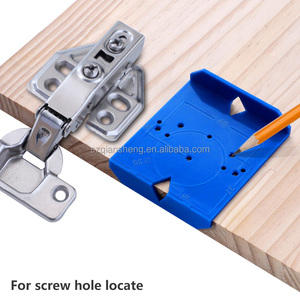 Guide de perçage pour trous de charnière 35 mm, gabarit de perçage pour charnières en ABS, scie cloche pour charnières de meubles en bois - Product Image 2
