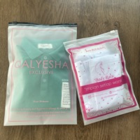 Sac d'emballage en plastique givré à fermeture éclair pour vêtements, sacs à fermeture éclair givrés personnalisés