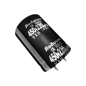 ตัวเก็บประจุแบบ Through Hole รุ่น Original 560 uF 350VXH560MEFC35X40 CAP ALUM 560UF 20% 350V SNAP TH - Product Image 1