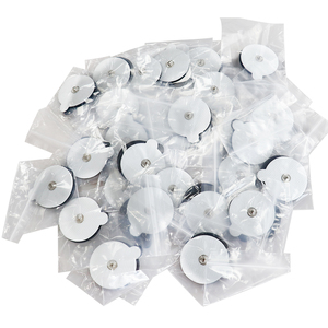 Almohadillas Redondas de 4x4cm para Unidades <span class=keywords><strong>TENS</strong></span>, con Conector de 3.5mm, Gel Adhesivo Duradero, Compatibles con Masajeadores <span class=keywords><strong>TENS</strong></span>/EMS para Uso Doméstico - Product Image 5