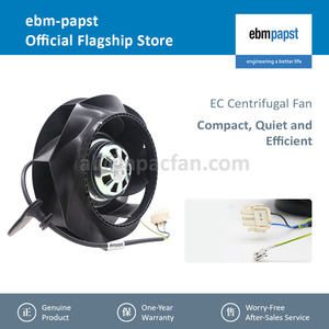 R3G190-RC03-06 ebmpapst 230V AC 60W 0.53A 2810RPM SINGLE Inlet EC ใบพัดพลาสติก190mm พัดลมระบายความร้อนแบบแรงเหวี่ยง - Product Image 2