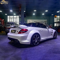 Pour Mercedes Benz SLK R171 Kit de carrosserie large mises à niveau de haute qualité pare-chocs de voiture jupes latérales ailes accessoires Auto