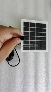 emperato 2 w 3 w 5 w 10 w mini pannello solare 5 v 6 v 12 v frameless modulo di alimentazione solare con connettore filo di rame - Product Image 5