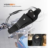 YD-LB22 moto carburant réservoir de gaz Center pochette sac réservoir Pad couverture en cuir PU pour Harley Sportster 800/1000/1200