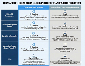 Encofrado Ultra Transparente Clearform 900*1800 de Alta Resistencia, Durabilidad y Reutilización para Construcción de Hormigón - Product Image 3