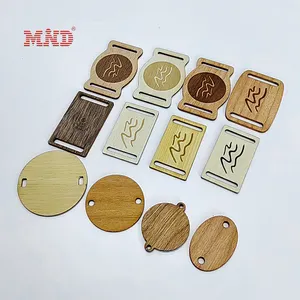 customized shape laser engraved 13.56MHz F08 1K rfid nfc wooden wristband tag