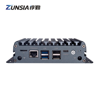 Zunsia Network Appliance 4 LAN 2,5G N100 Mini PC Fanless 12th Gen N95 N300 DDR5 WIFI/BT/4G X86 Router Pfsense Firewall Mini PC