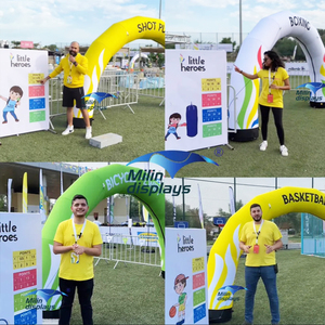 Hình dạng cong vòm bơm hơi ngoài trời sự kiện trang trí lối vào Vòm Tròn bơm hơi cho trẻ em sự kiện - Product Image 6