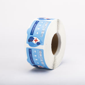 Etiquetas de papel impresas impermeables personalizadas para productos de marcas toallitas húmedas vinilo Bopp PP Material - Product Image 1