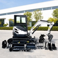 Mini-excavatrice sur chenilles 3,5 tonnes, moteur EPA EURO 5, pour usage agricole et domestique, prix compétitif