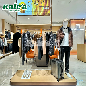 Kim loại quần áo kệ với Kệ phù hợp với màn hình đứng người đàn ông cửa hàng may mặc đồ nội thất - Product Image 2