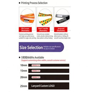 Custom Logo Polyester Lanyard Neck Strap with Metal <b>Hook</b> and Safety Buckle for ID Card Holder Corporate Event Promotional Use - Product Image 5