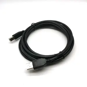 שחור USB זכר ל-b זכר מחבר מדפסת כבל 1 מטר