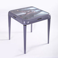 Table de Mahjong Pliante Portable de Luxe Moderne pour l'Extérieur, Table de Jeu Multifonctionnelle pour le Camping, les Fêtes et les Réunions Familiales