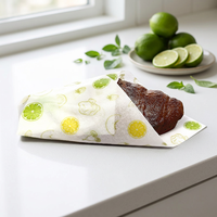 Emballage alimentaire en cire d'abeille bio, écologique, réutilisable, pour fruits, sandwichs, légumes, cire d'abeille naturelle, emballage alimentaire, directement de l'usine