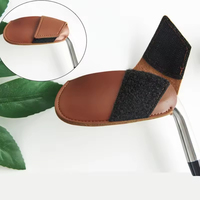 Fundas Protectoras para Palos de Golf de Cuero PU Ecológico Bordadas de Una Sola Cara con Cierre de Gancho y Bucle Clásico Modelo WH-0117 al por Mayor