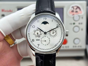 Reloj mecánico para hombre de alta calidad, reloj de negocios multifuncional con calendario perpetuo en oro rosa. - Product Image 2