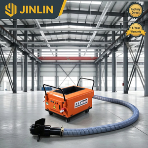 Pompe à vis à béton électrique JINLIN, petite, 90 kg, orange, pour travaux secondaires, haute efficacité 5 <span class=keywords><strong>m</strong></span>³/<span class=keywords><strong>h</strong></span> - Product Image 1