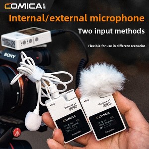 Comica boomx-D Pro ไมโครโฟนปกแบบไร้สายสำหรับการสตรีมสดและการบันทึกบนมือถือ - Product Image 4
