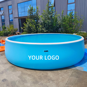 Piscinas redondas inflables de tamaño completo para exteriores familiares ICEMEND, piscina inflable de PVC ecológica plegable portátil - Product Image 5