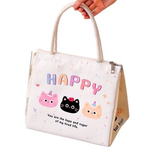 Cartoon Lunchbox Bag Aluminum Foil Insulated Portable Large Capacity For Office Workers Students - Product Image 5